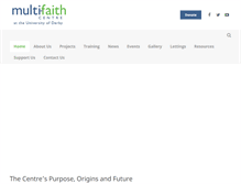 Tablet Screenshot of multifaithcentre.org